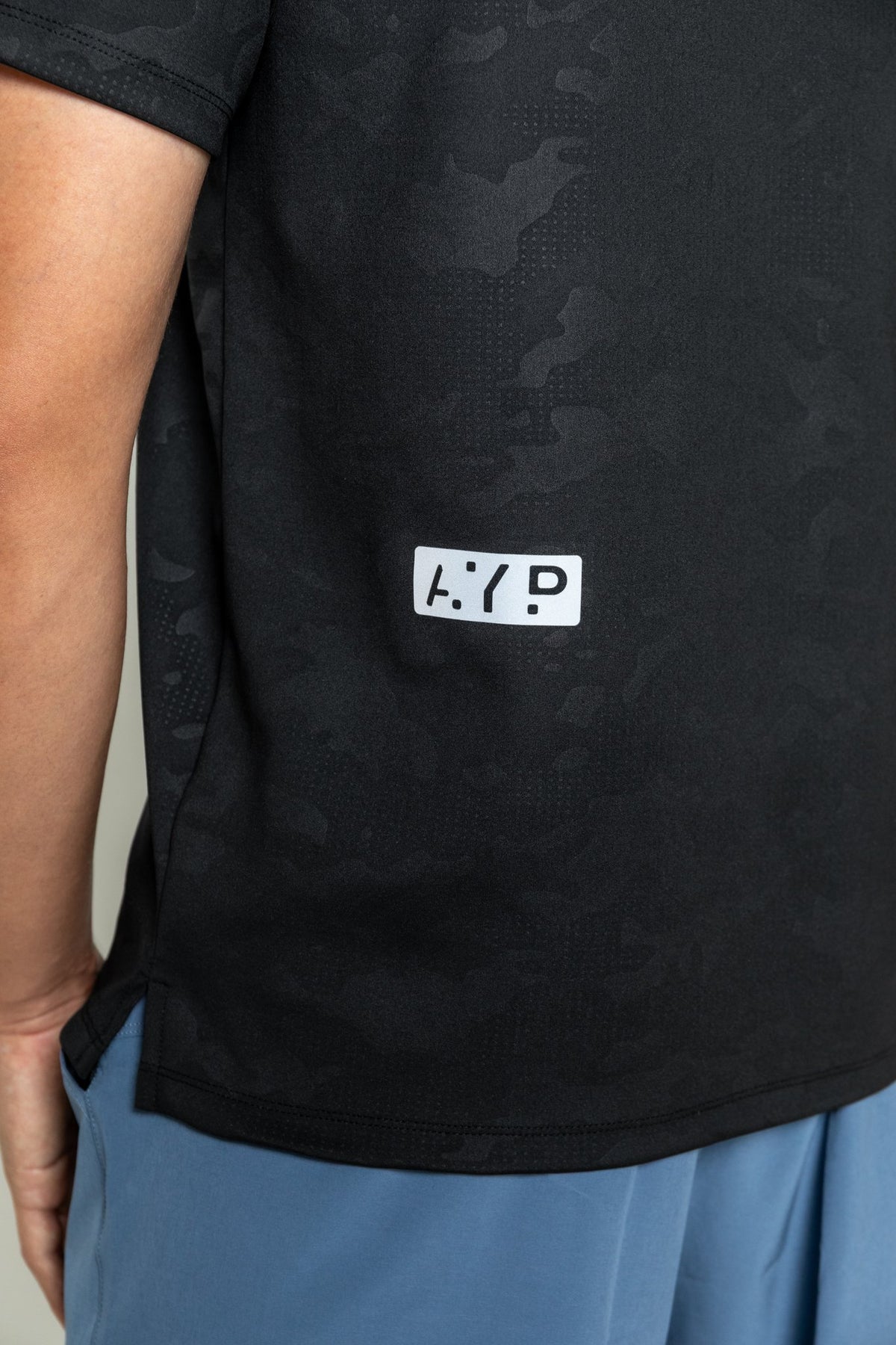 AYP Shadow T-Shirt back close up logo